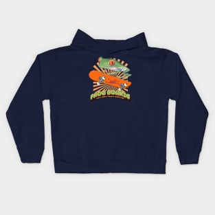 Funny Cute Red Eyed Tree Frog Skateboard Kids Hoodie